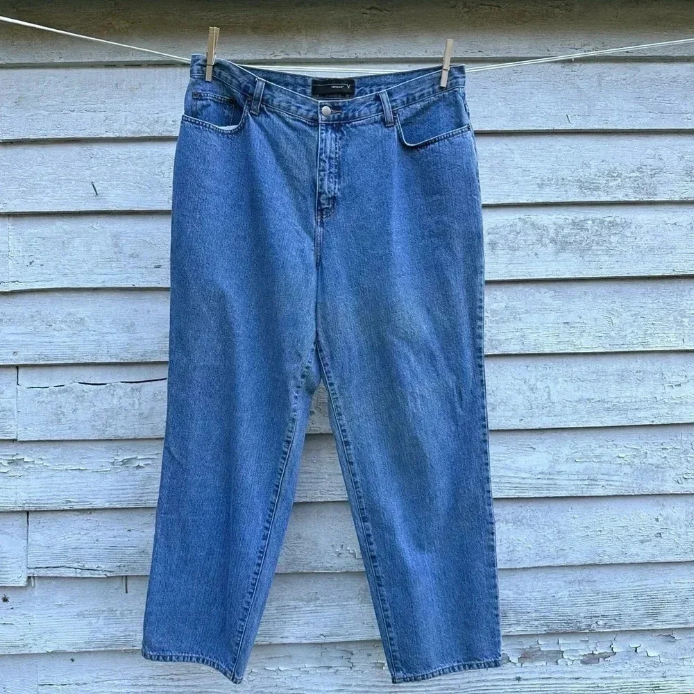 venezia Womens straight leg, blue jeans, Plus size 18 average